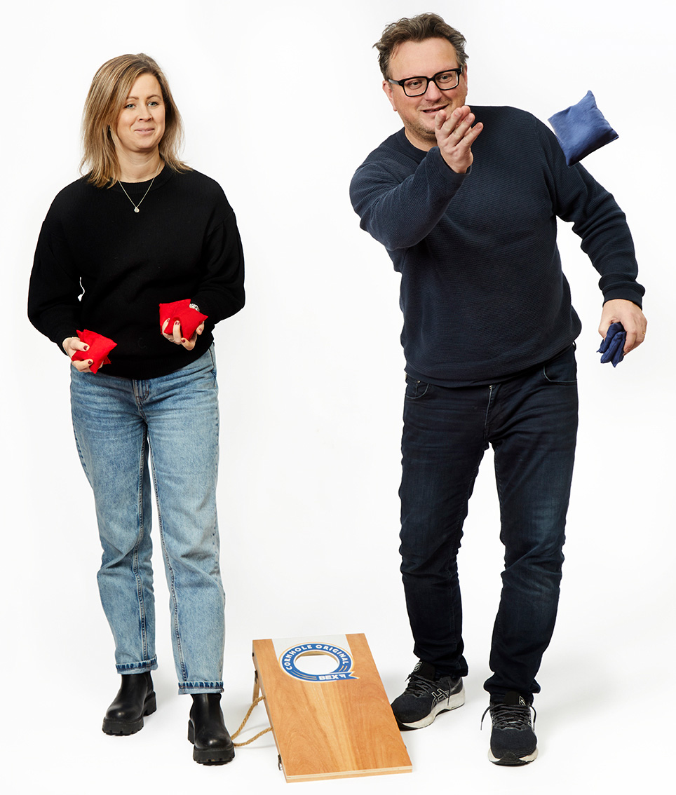 Bohnensack Spiel - Bean Bag - Wurfspiel 
