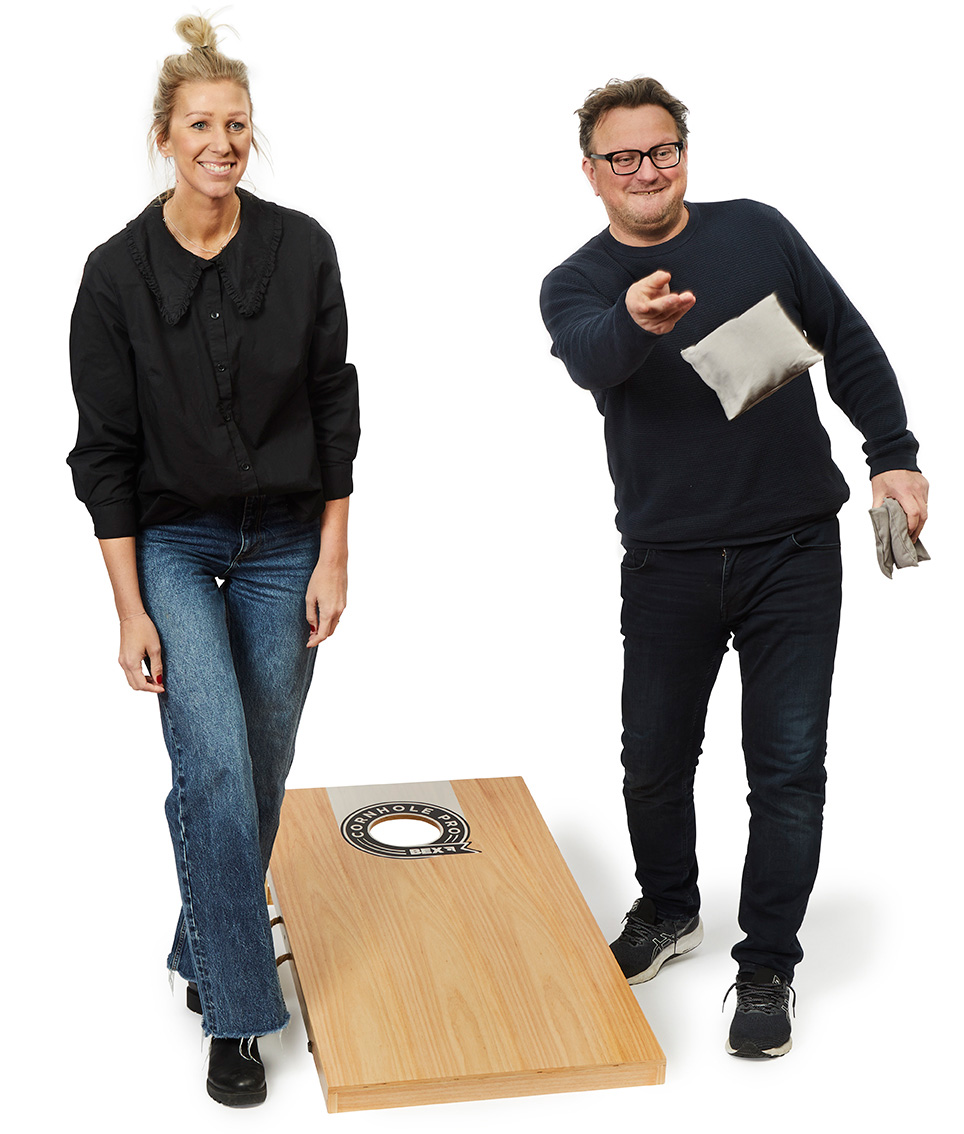 Bohnensack Spiel - Bean Bag - Wurfspiel 